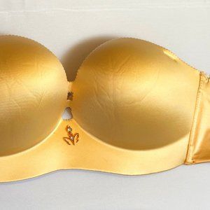 No Wire Strapless Padded Bra 28-34 band